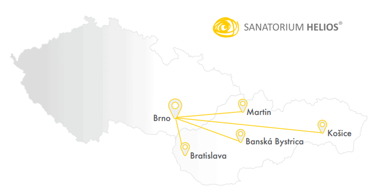 Partnerská centra 2 - Sanatorium Helios CZ Partnerská centra 1 - Sanatorium Helios CZ