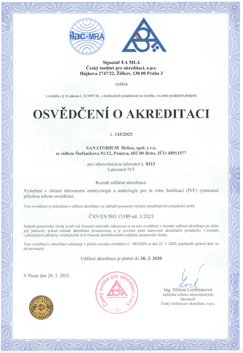 Certifikace a akreditace 2 - Sanatorium Helios CZ Certifikace a akreditace 1 - Sanatorium Helios CZ
